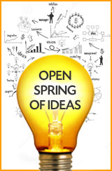 open spring of ideas